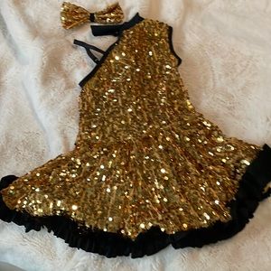 Weissman Dance Recital Costume w/ matching hair piece